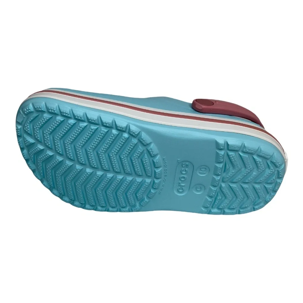 Crocs Toddler Girl's Slip-on Clogs Size 10 Light Blue Sandals‎ Water Friendly